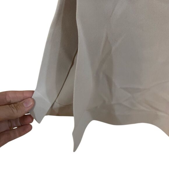 Athleta wide slit leg tan pull on pants pockets large - Picture 9 of 9